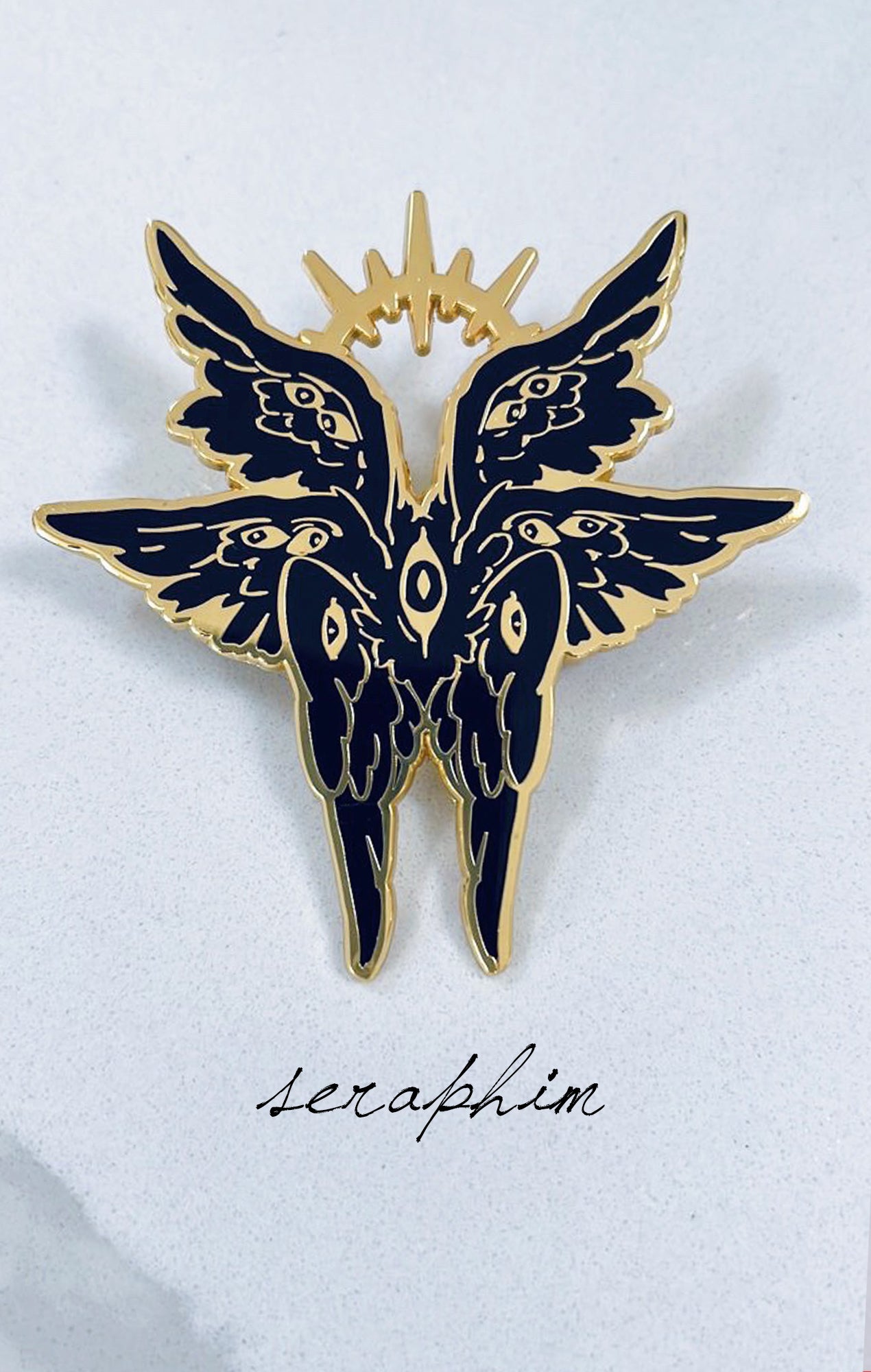 Black Angel Pins