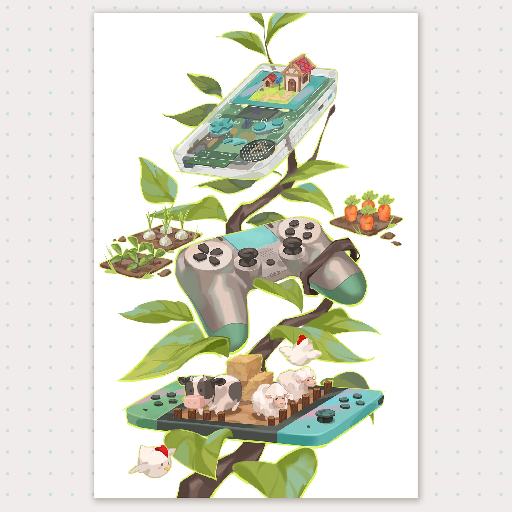 Cozy Game Print