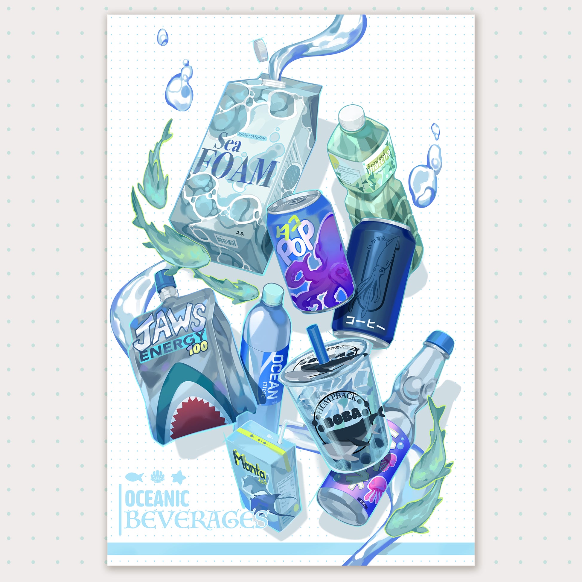 Oceanic Beverages Print