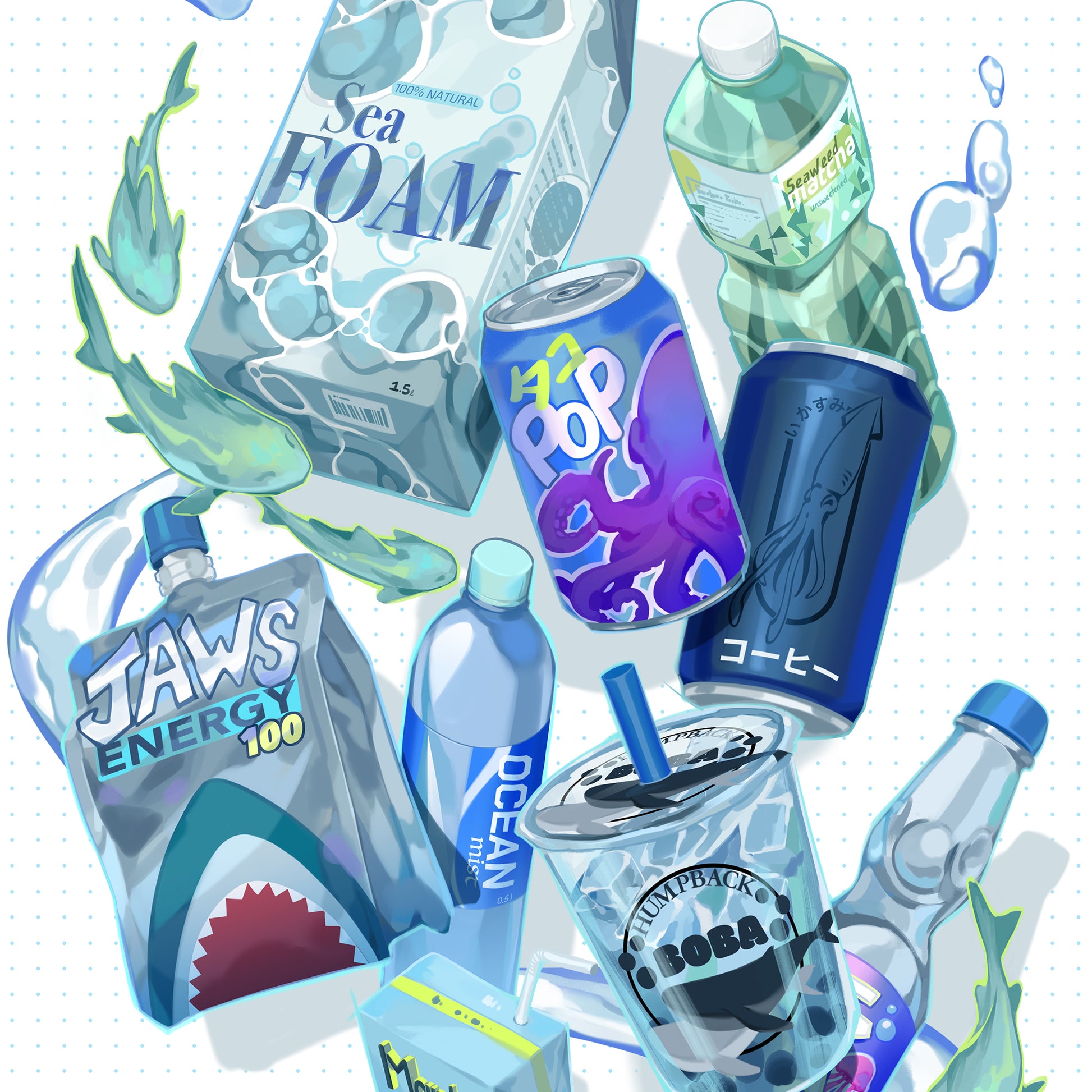 Oceanic Beverages Print