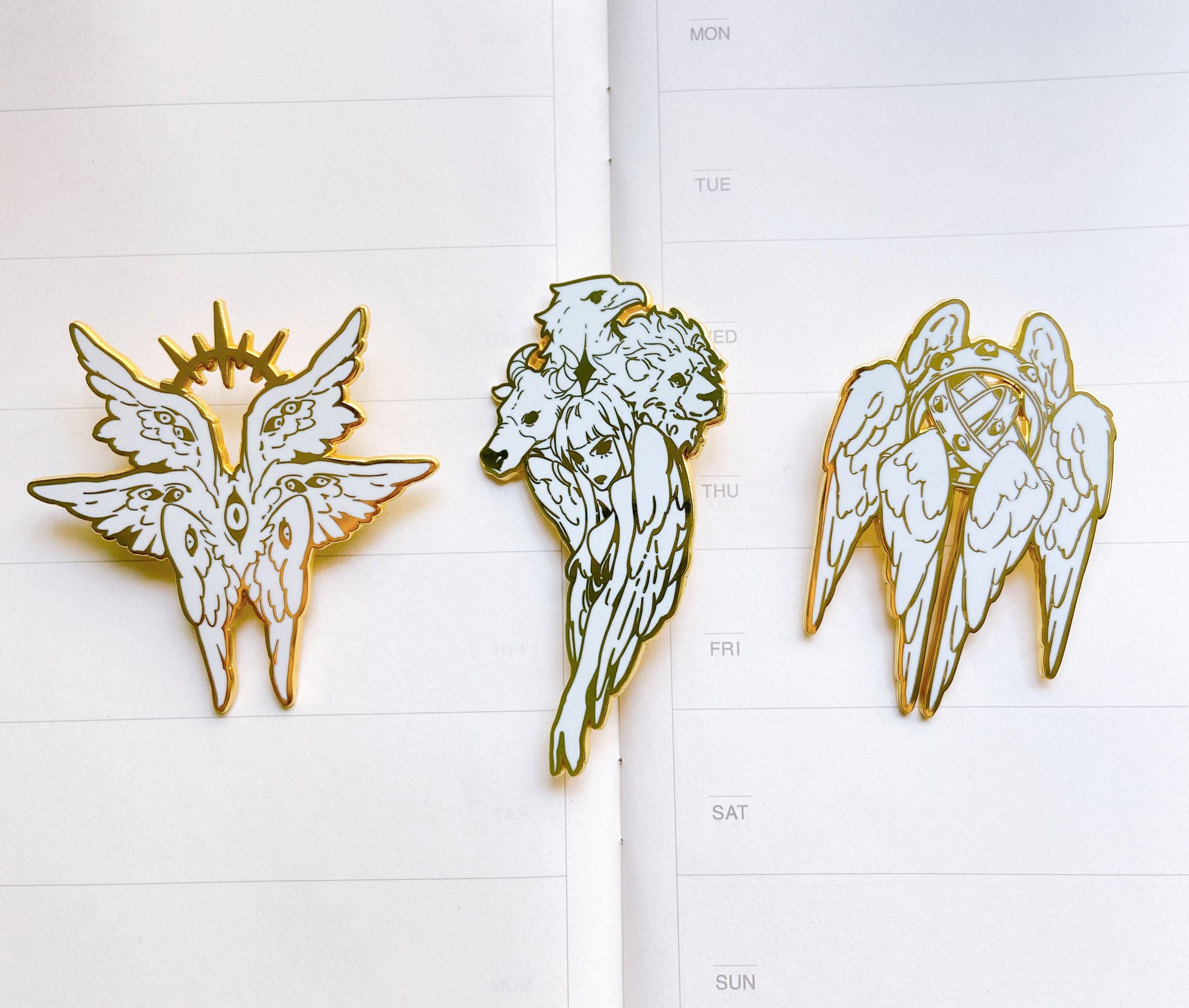 White Angel Pins