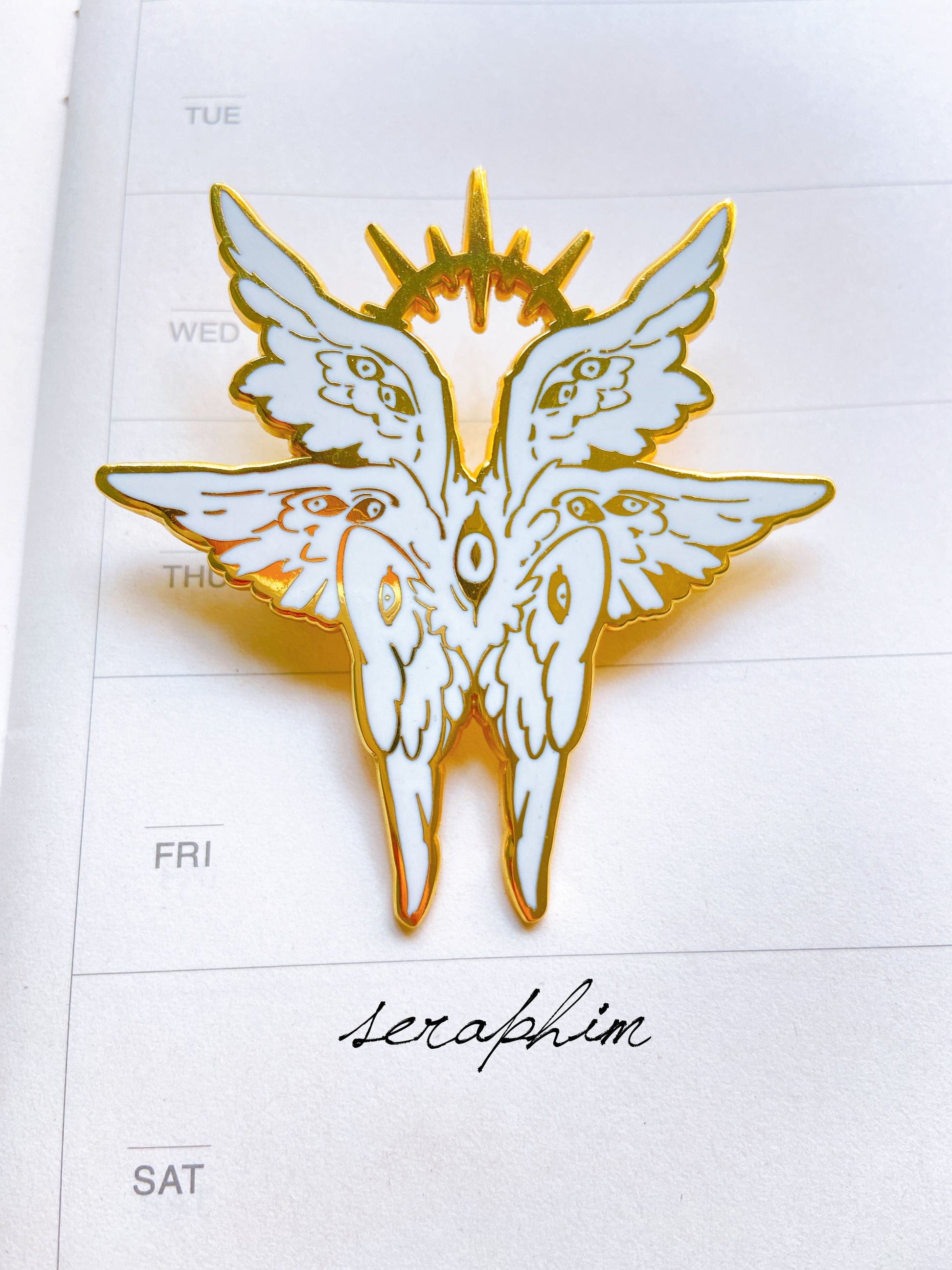 White Angel Pins