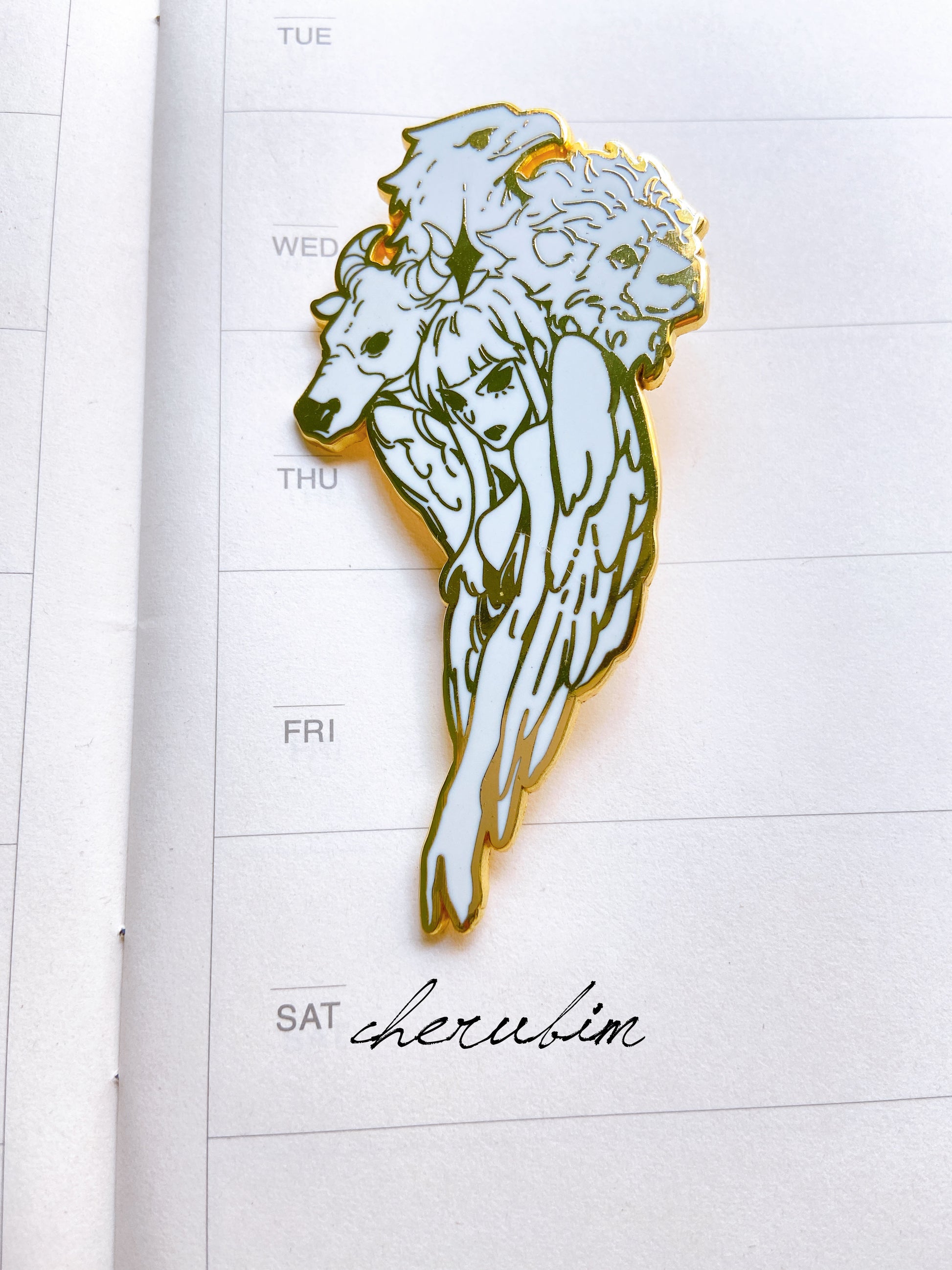 White Angel Pins
